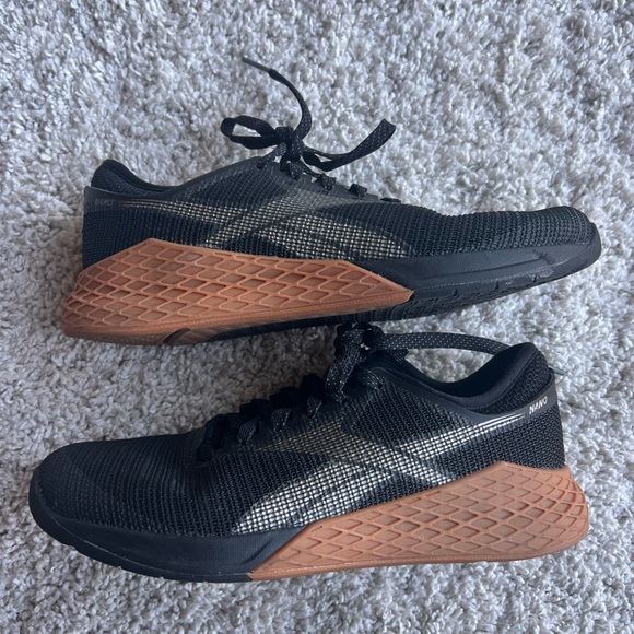 Reebok Shoes - Reebok Cross Fit Nano 9Black Gum Running Shoes Sneakers Women’s Size 10